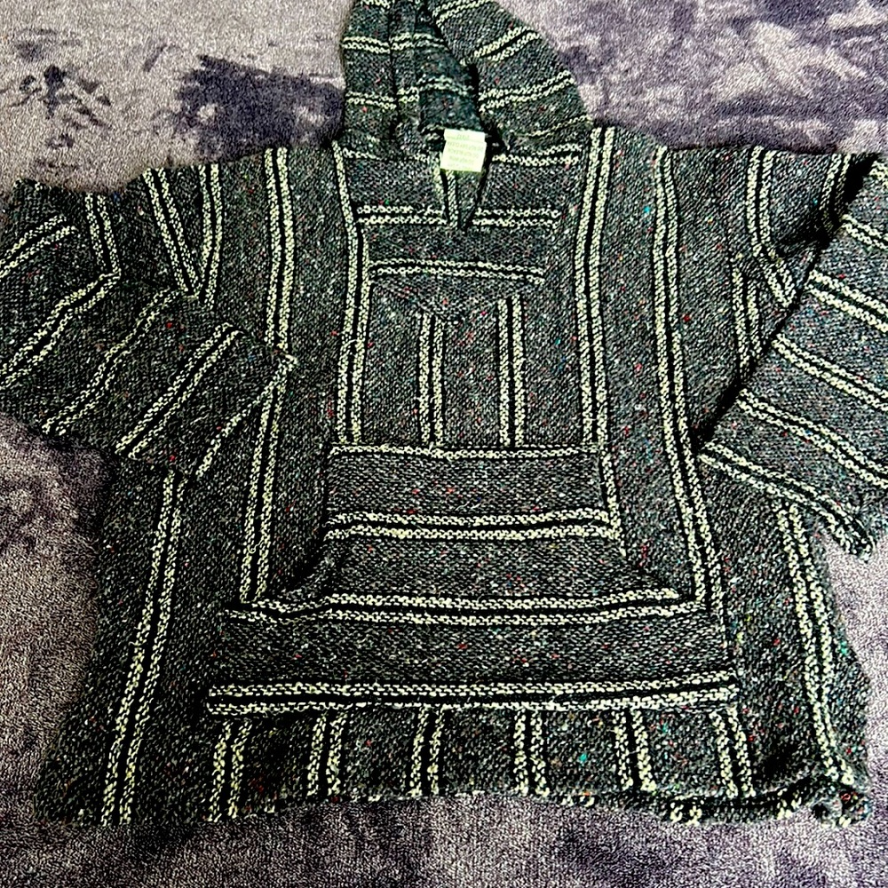 Poncho hoodie M